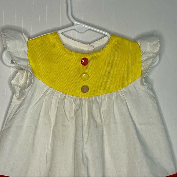 70s Sears Toddler Blouse Flutter Sleeves Babydoll 2T - Picture 5 of 10